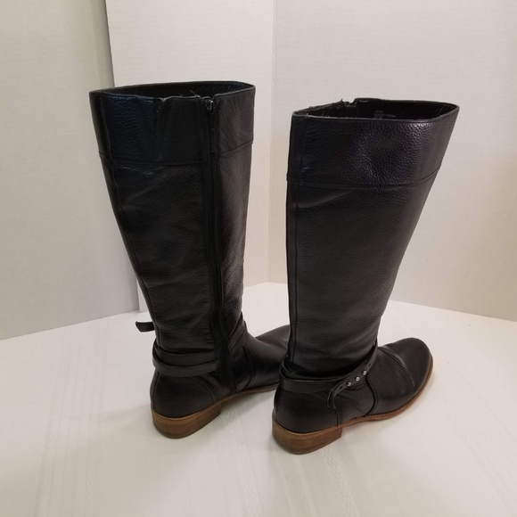 EUC Lands Ends Leather Riding Boots Size 9B - Picture 5 of 8